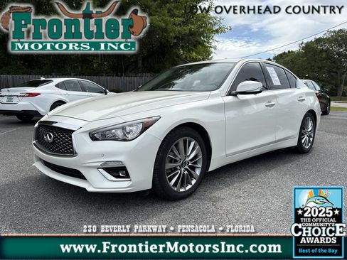 Used 2023 INFINITI Q50 Luxe w/ Cargo Package RWD image 1
