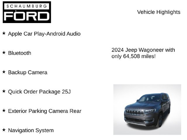Used 2024 Jeep Wagoneer Series II w/ Flexible Seating Group AWD/4WD image 7