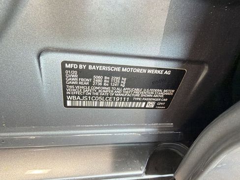 Used 2020 BMW 540i w/ M Sport Package RWD image 12