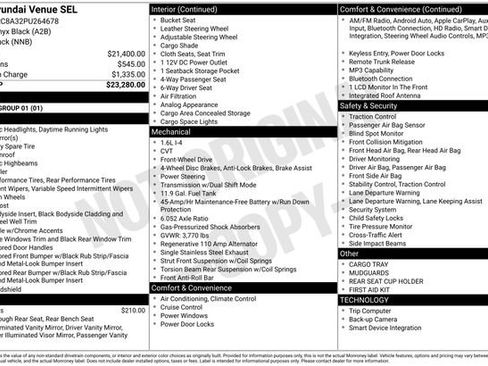 Used 2023 Hyundai Venue SEL image 10