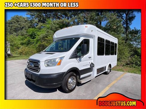 Used 2019 Ford Transit 350 138 DRW w/ Shuttle Bus Prep Package RWD image 1
