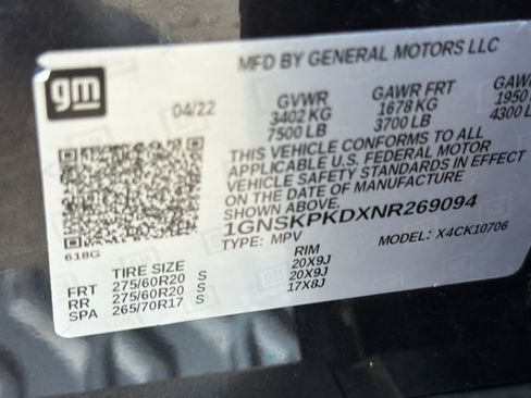 Used 2022 Chevrolet Tahoe Z71 w/ Z71 Off-Road Package image 30