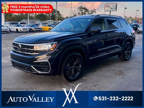 Used 2022 Volkswagen Atlas SEL R-Line AWD/4WD image 3