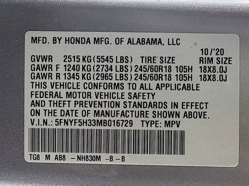 Used 2021 Honda Pilot EX image 33