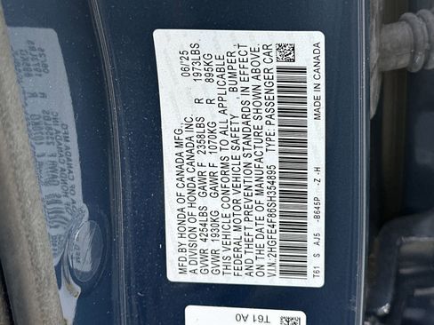 Certified 2025 Honda Civic Sport Touring image 25