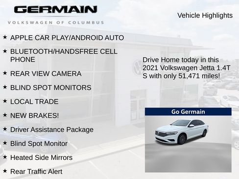 Used 2021 Volkswagen Jetta S w/ Driver Assistance Package FWD image 5