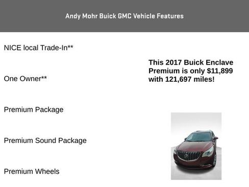 Used 2017 Buick Enclave Premium w/ Experience Buick Package AWD/4WD image 8