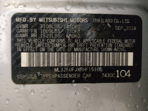 Used 2024 Mitsubishi Mirage G4 LE FWD image 33