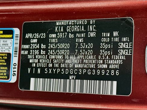 Certified 2023 Kia Telluride SX X-Line AWD/4WD image 35