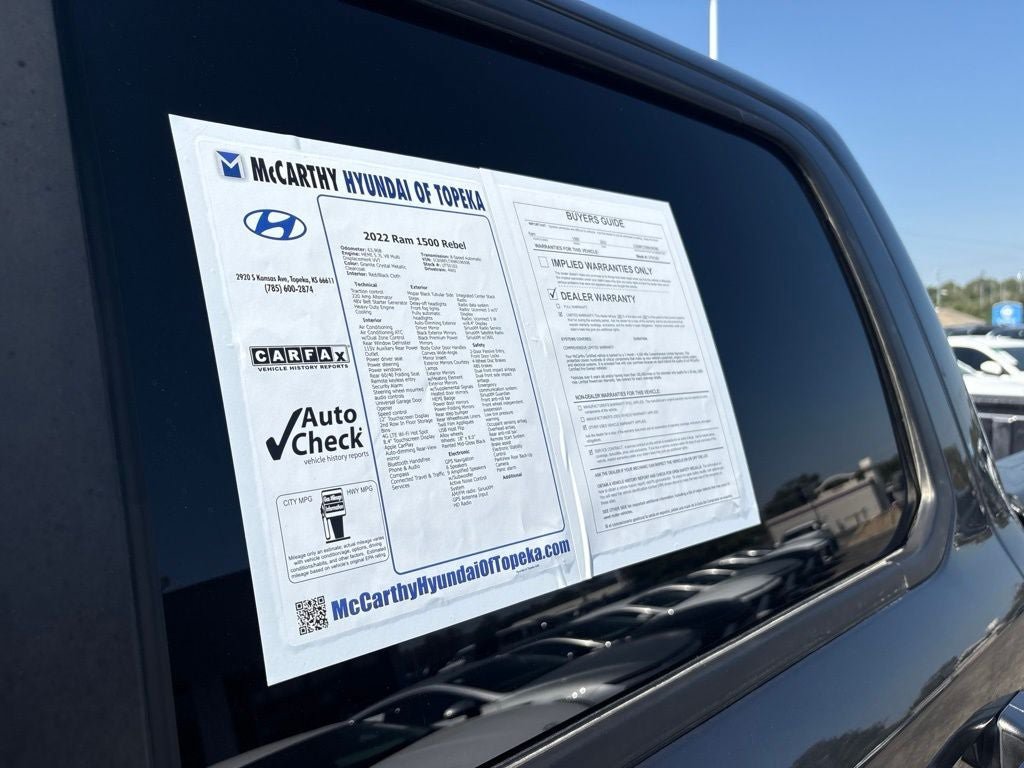Used 2022 RAM 1500 Rebel w/ Rebel Level 2 Equipment Group AWD/4WD image 28