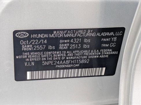 Used 2015 Hyundai Sonata ECO FWD image 23