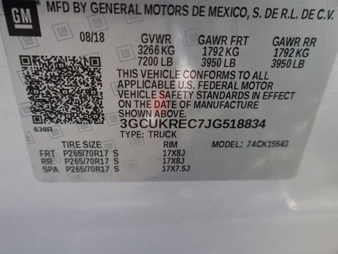 Used 2018 Chevrolet Silverado 1500 LT w/ All Star Edition AWD/4WD image 33