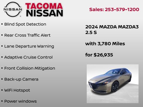 Used 2024 MAZDA MAZDA3 s image 6