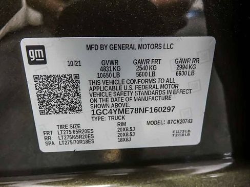 Certified 2022 Chevrolet Silverado 2500 Custom w/ Custom Value Package AWD/4WD image 35