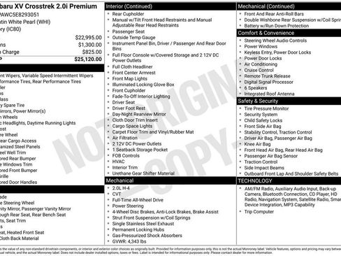Used 2014 Subaru Crosstrek 2.0i Premium image 6