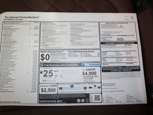 Used 2026 BMW X5 xDrive40i w/ M Sport Package image 22