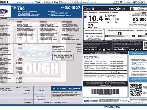 Used 2023 Ford F150 Lariat w/ Equipment Group 502A High AWD/4WD image 36
