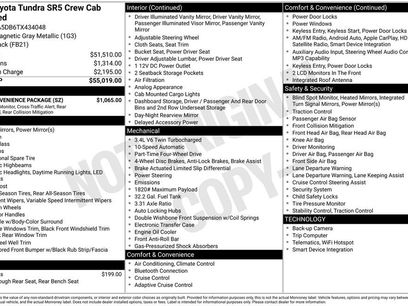 New 2026 Toyota Tundra SR5 w/ SR5 Convenience Package