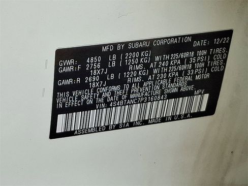 Used 2023 Subaru Outback Limited image 27