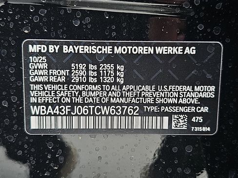 New 2026 BMW 530i w/ Convenience Package RWD image 36