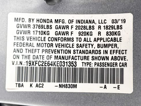 Used 2019 Honda Civic LX image 29