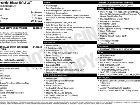 Certified 2024 Chevrolet Blazer EV LT image 3