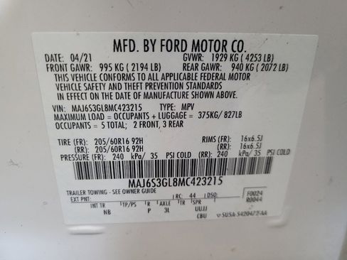 Used 2021 Ford EcoSport SE AWD/4WD image 33