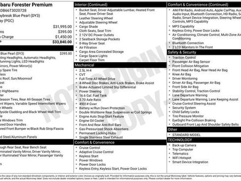 Certified 2026 Subaru Forester Premium AWD/4WD image 7