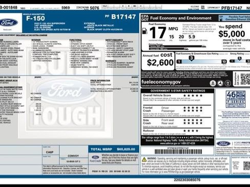 Used 2023 Ford F150 Tremor w/ Trailer Tow Package AWD/4WD image 34