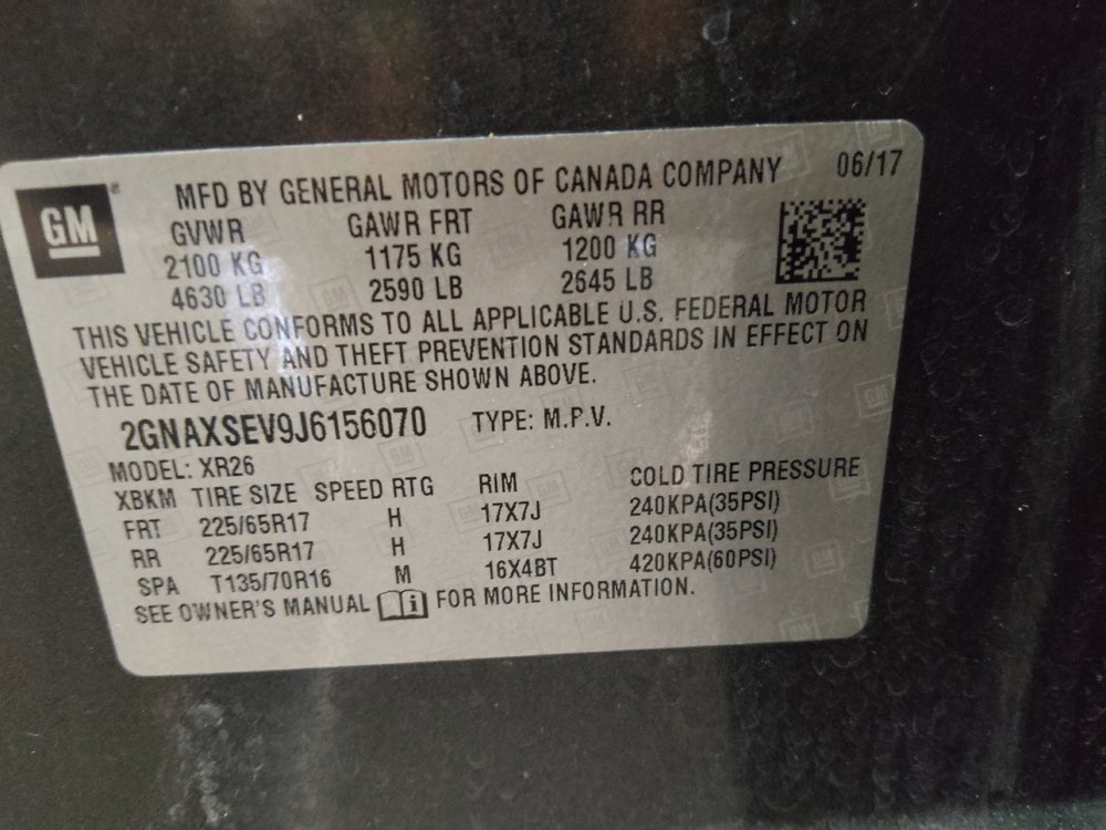 Used 2018 Chevrolet Equinox LT AWD/4WD image 33