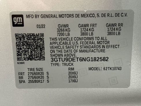 Used 2022 GMC Sierra 1500 SLT w/ SLT Premium Plus Package image 17