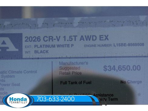 New 2026 Honda CR-V EX image 35