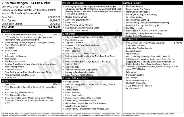 Certified 2025 Volkswagen ID.4 Pro S Plus AWD/4WD image 12