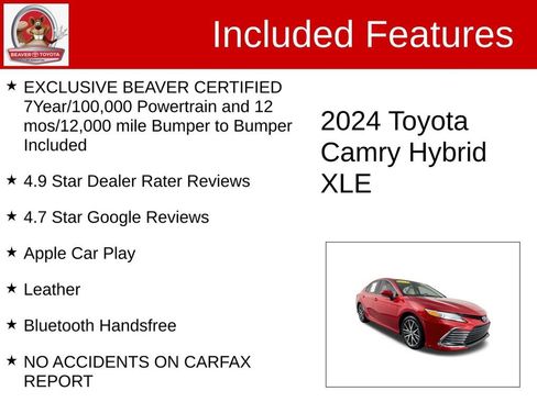 Used 2024 Toyota Camry XLE FWD image 4