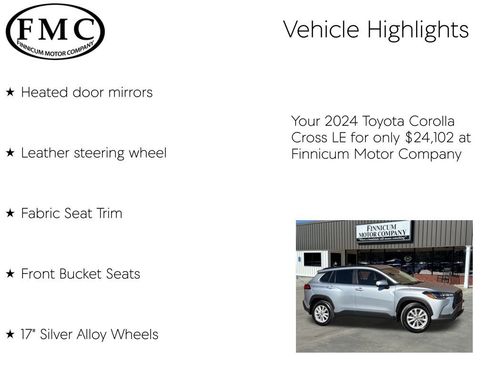 Used 2024 Toyota Corolla Cross LE image 16