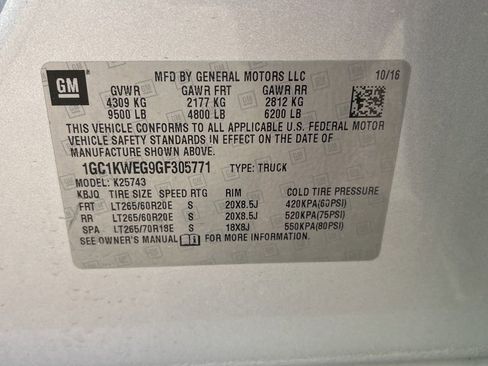 Used 2016 Chevrolet Silverado 2500 LTZ w/ Z71 Package, Off-Road image 20