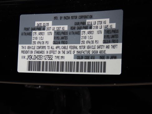 Used 2025 MAZDA CX-70 3.3 Turbo S w/ Premium Package image 44