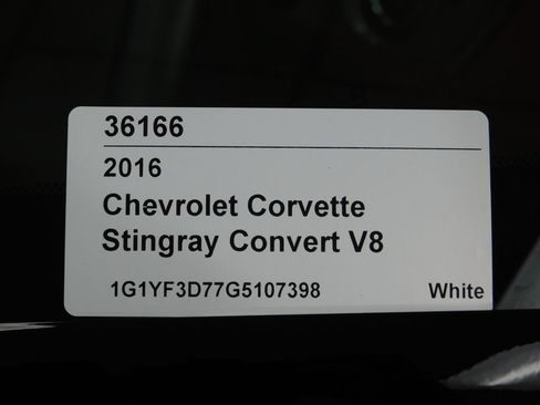 Used 2016 Chevrolet Corvette Stingray Convertible w/ 3LT Preferred Equipment Group RWD image 91