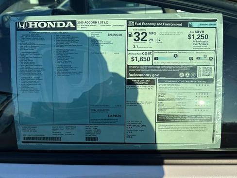 New 2025 Honda Accord LX image 19