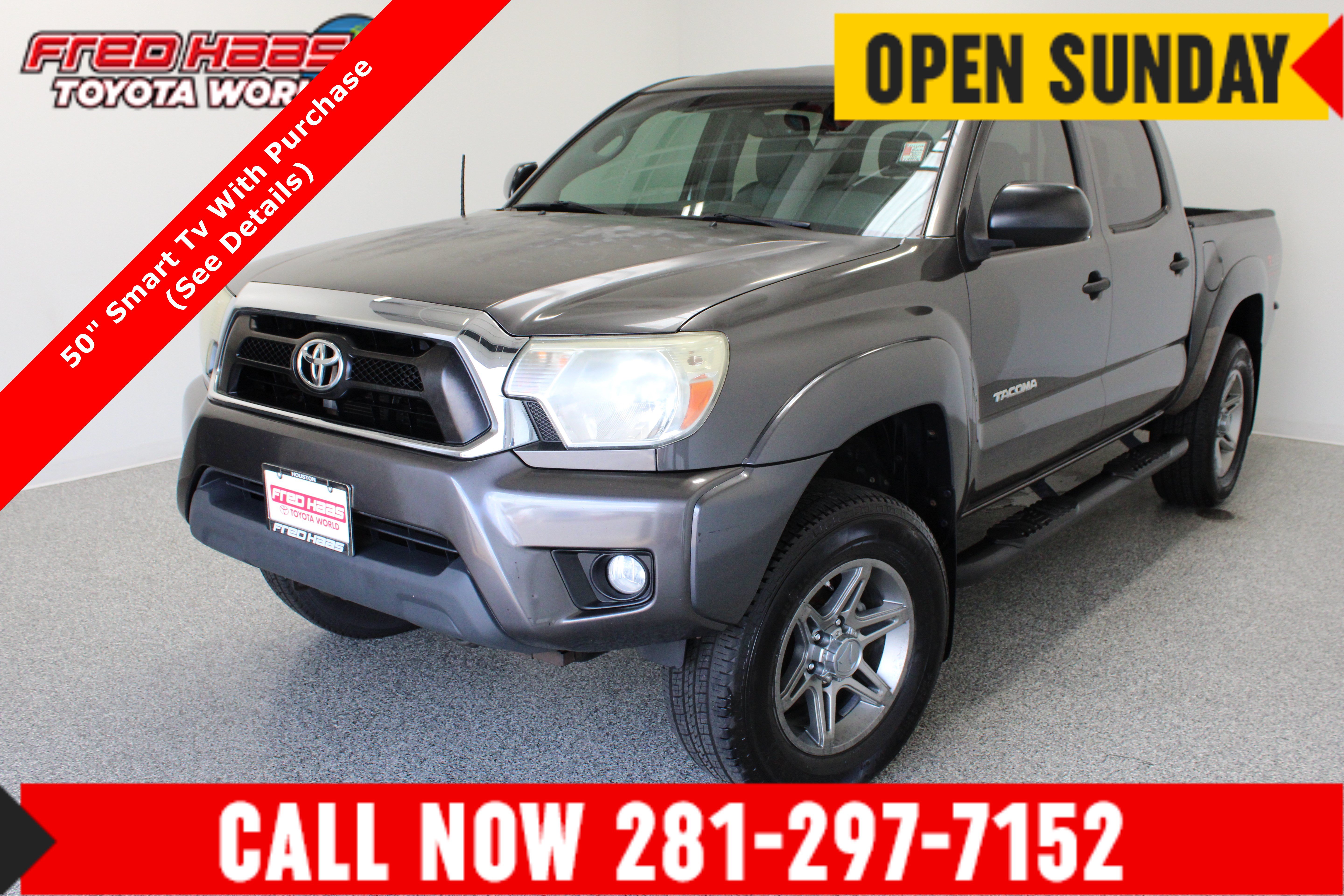 Used 2013 Toyota Tacoma 4x4 Double Cab w/ SR5 Pkg image 1