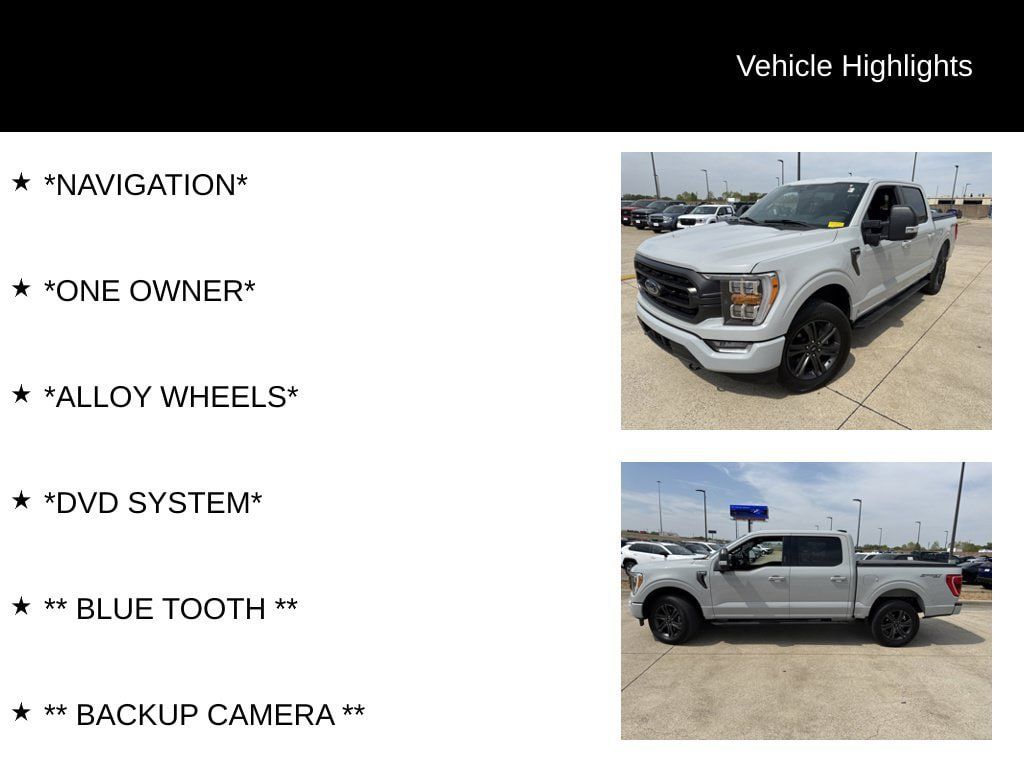 Used 2023 Ford F150 XLT w/ Equipment Group 302A High AWD/4WD image 4