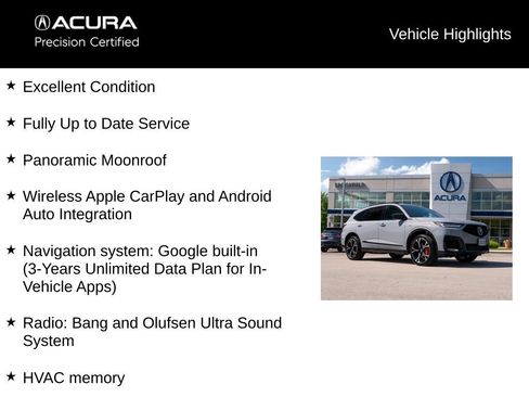 Certified 2025 Acura MDX Type S AWD/4WD image 5
