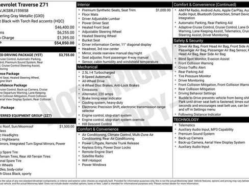 Used 2024 Chevrolet Traverse Z71 w/ Enhanced Driving Package AWD/4WD image 5