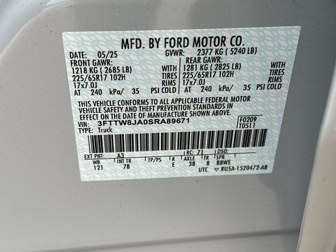 New 2025 Ford Maverick XLT w/ Equipment Group 302A AWD/4WD image 37