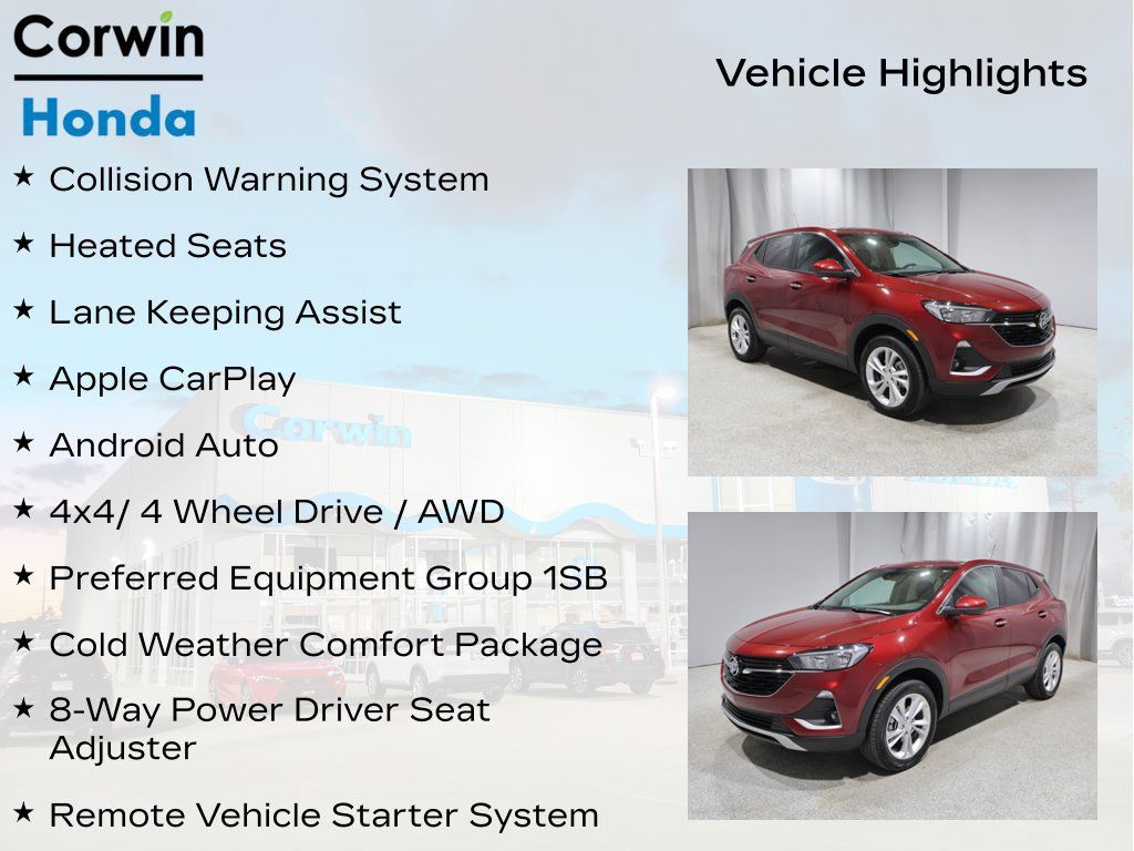 Used 2023 Buick Encore GX Preferred w/ Cold Weather Comfort Package AWD/4WD image 11