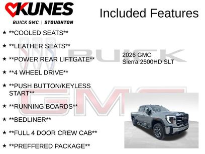 New 2026 GMC Sierra 2500 SLT w/ SLT Premium Package