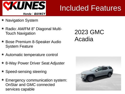 Used 2023 GMC Acadia SLT image 2