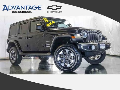 Used 2018 Jeep Wrangler Unlimited Sahara AWD/4WD image 1