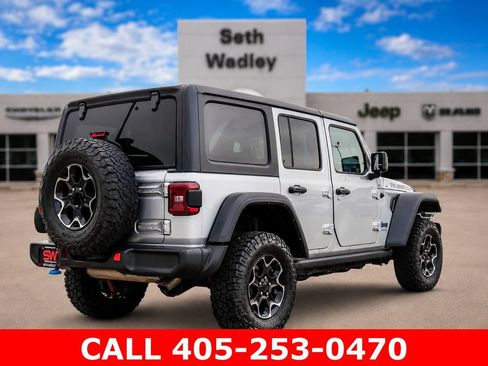 Used 2023 Jeep Wrangler Unlimited Rubicon 4xe w/ Cold Weather Group AWD/4WD image 7