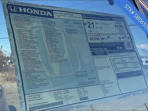 New 2025 Honda Pilot Elite image 5